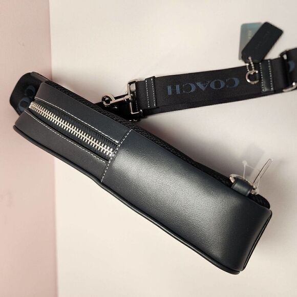 NWT COACH CJ588 HOUNDSTOOTH SULLIVAN PACK BACKPACK Teal - Picture 3 of 8